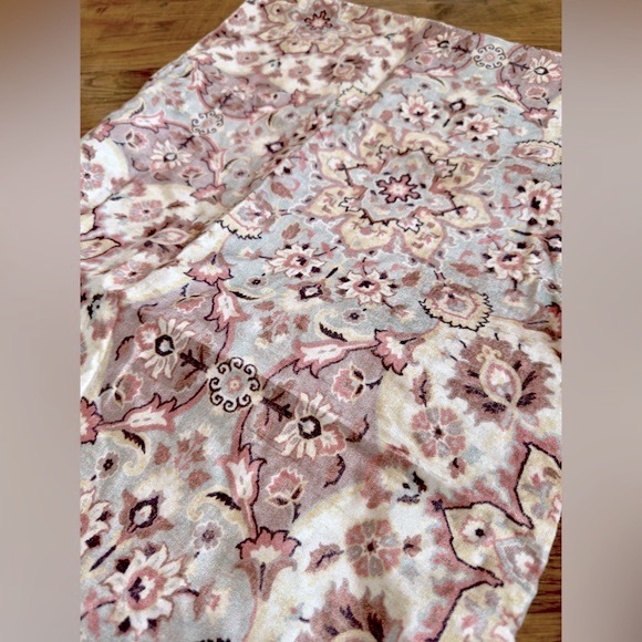 TAHARI King Size Pillow Shams - Velvet Neutral Chinoiserie Paisley Damask - Picture 6 of 13